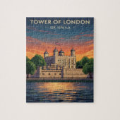 Tower of London at sunset ジグソーパズル (縦)
