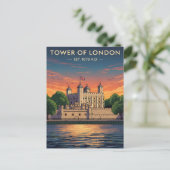 Tower of London at sunset ポストカード (スタンド正面)