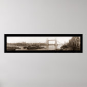 Tower of London Bridge写真1909 ポスター (正面)