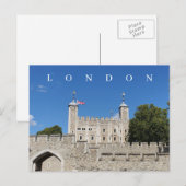 Tower of London White Towerビューポストカード ポストカード (正面/裏面)