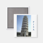 "Tower of Pisa, Italy"冷蔵庫用マグネット マグネット (正面/裏面)