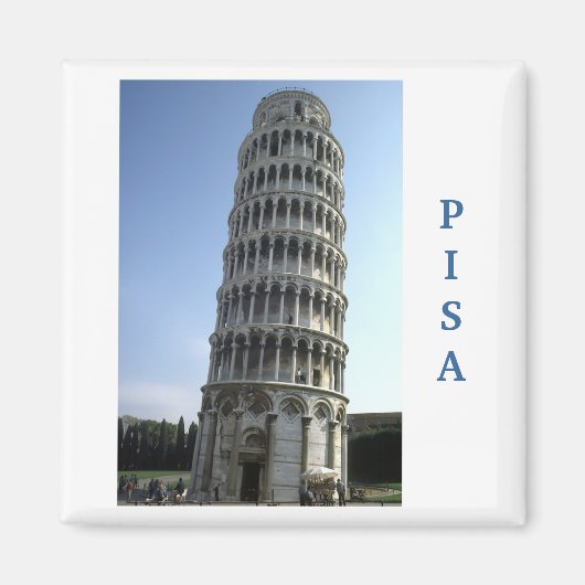 "Tower of Pisa, Italy"冷蔵庫用マグネット マグネット (正面)