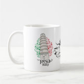 Tower of Pisa Italy for Souvenir Collectors コーヒーマグカップ (左)