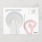 Tower of the Americas & Toch of Friendship, TX ポストカード (裏面)