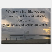 Tower on Araha Beach Kitchen Magnet マグネット (正面)