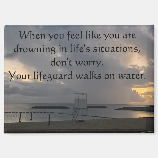 Tower on Araha Beach Kitchen Magnet マグネット (正面)