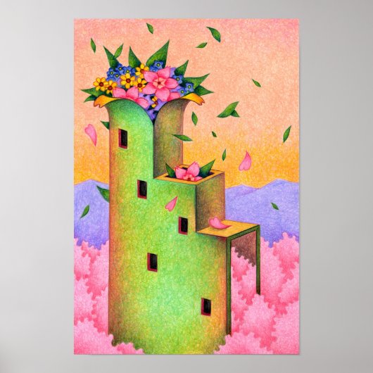 Tower that signals the arrival of spring. ポスター (正面)