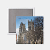Towers of York Minster,イングランド,冷蔵庫用マグネット マグネット (正面/裏面)