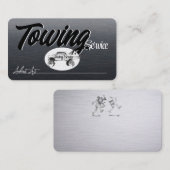 Towingテンプレートマイティ、3.5インチx 2.5インチビジネスカー 名刺 (正面/裏面)