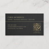 Towing Company QR Code 名刺 (裏面)