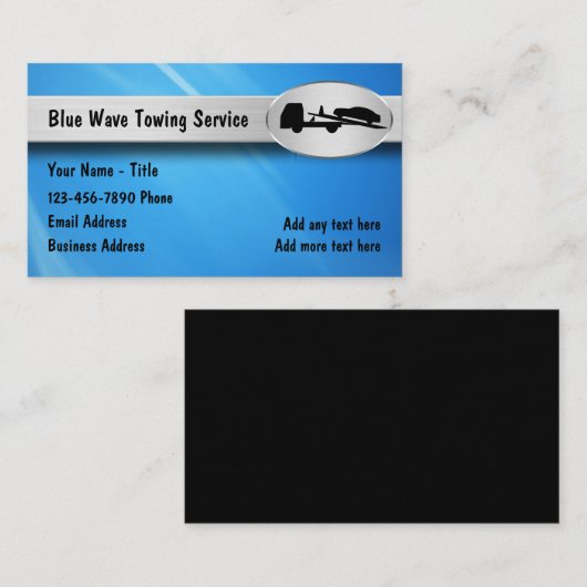 Towing Service車の名刺 名刺 (正面/裏面)