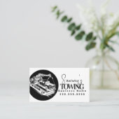 Towing Services QR Code Black and White 名刺 (スタンド正面)