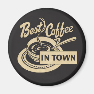 Town❞の❝Bestコーヒー マグネット