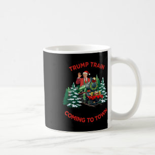 Town 来 Santa Trump 2024クリスマスTrump Train C コーヒーマグカップ