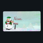 Town 霜の降りた Christmas NAME TAGまたはカスタマイズIT ラベル<br><div class="desc">私たちはまた、広い小さな住所 シールのアドレスカスタムは、これは大きなオフィスのアパートや集会のために意図されている！また、ワインの箱、幅広と小抱き枕の2種類のティッシュペーパー、ギフトのラベル、カスタム紙バルクシールとギフト用品の包装、またポストカード、パズル、グリーティングカード、ストッキングのための封筒とチラシのマッチ付き招待状、プラスパーティー、パーティー好みのケーキ、ゼリー腹キャンディ、ジャンボグリーティングクッキー、1ダース糖とチョコレートののの箱キッチンのタオル、マグカップと磁器の壁の装飾もユニーク、ギフト、ポスター、枕、テーブルクロス、3の美しい、スローの毛布、休日の、木のスカートとキッチンのトライベ！</div>