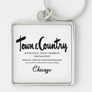 Town & Country Restaurants,シカゴ, IL キーホルダー