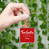 Town & Country Restaurants，シカゴ， IL キーホルダー (手)
