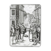 Town Crierによる販売、'Praxis Rerの木版画の後 マグネット (縦)