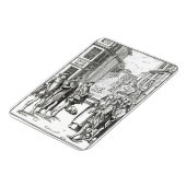 Town Crierによる販売、'Praxis Rerの木版画の後 マグネット (左側)