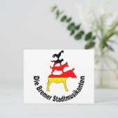 Town Musicians of Bremen ポストカード (スタンド正面)