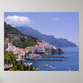 Town Of Amalfi Coast Italyポスター ポスター (正面)