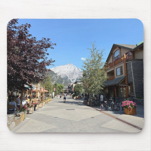 Town of Canmore in Alberta Canada マウスパッド (正面)