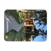 Town of Canmore in Alberta Canada マグネット (横)