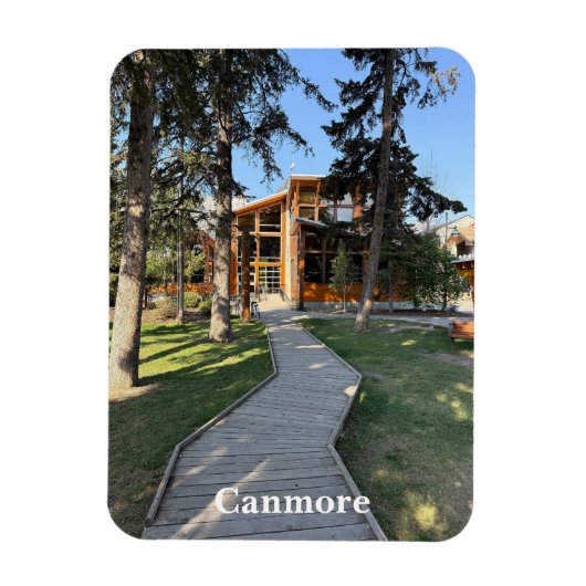 Town of Canmore in Alberta Canada マグネット (縦)