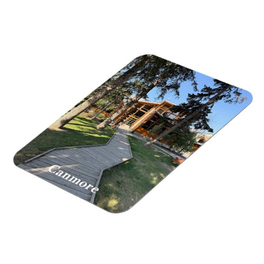 Town of Canmore in Alberta Canada マグネット (左側)