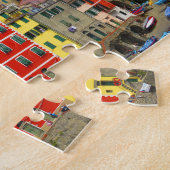 Town of Riomaggiore in Cinque Terre ジグソーパズル (側面)