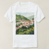 Town on a green hill tシャツ (デザイン正面)