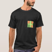 Town pixel logo  tシャツ (正面)
