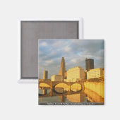 Town St. Bridge、Lincoln-LeVeque、Columbu マグネット (正面/裏面)
