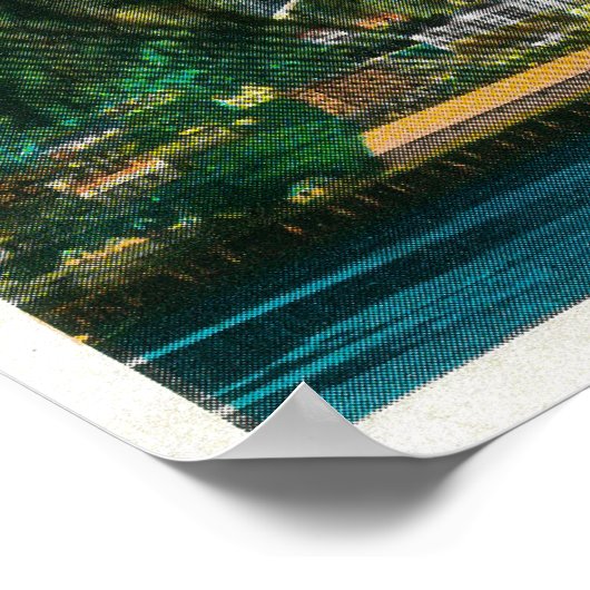 Town View of Juneau, AlaskaJuneau, AK ポスター (角)