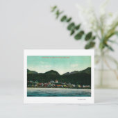 Town view of Ketchkan, Alaska from Steamer ポストカード (スタンド正面)