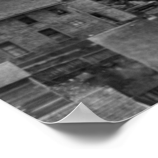 Town View of Sitka, Alaska PhotographSitka, AK ポスター (角)