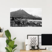 Town View of Sitka, Alaska PhotographSitka, AK ポスター (ホームオフィス)