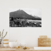 Town View of Sitka, Alaska PhotographSitka, AK ポスター (キッチン)