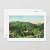 TownBartlett春の空中表示 ポストカード (正面/裏面)