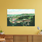 TownColfaxの空中表示， CA 2 キャンバスプリント (インサイチュ (リビング))