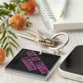 TownerのLoungerのKeychainのピンクか黒から キーホルダー (正面右)