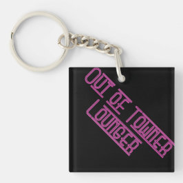 TownerのLoungerのKeychainのピンクか黒から キーホルダー