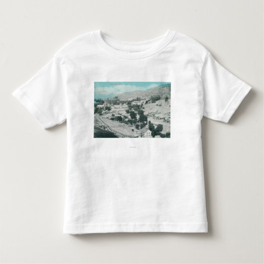 TownMariposaの空中写真、カリフォルニア トドラーTシャツ (正面)
