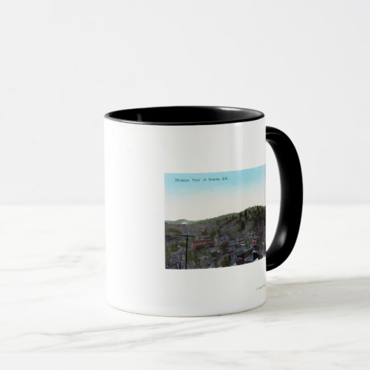 TownSonoraの空中表示(カリフォルニア州) マグカップ (正面右)