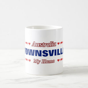 TOWNSVILLE -マイホーム-オーストラリア;ハート コーヒーマグカップ