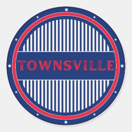 Townsville City Pride Emblem – Australian Identity ラウンドシール
