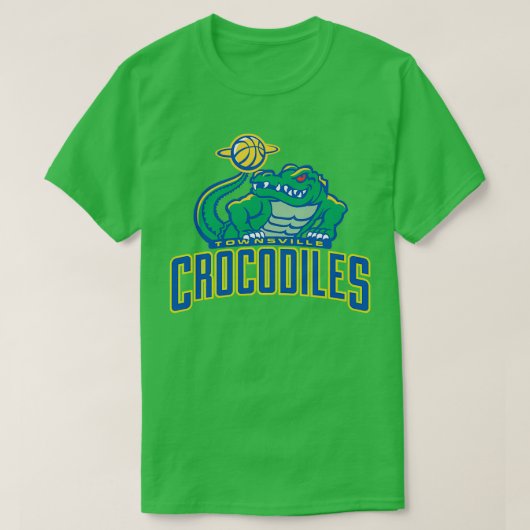 townsville crocodiles merch  tシャツ (デザイン正面)