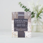 Towpath Trail Sign, Cuyahoga Valley国立公園 ポストカード (スタンド正面)