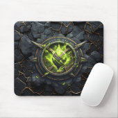 Toxic Rune Gamer Emblem マウスパッド (マウス)