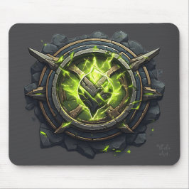 Toxic Rune Gamer Emblem マウスパッド